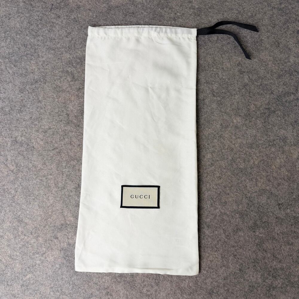 Authentic Gucci Logo Designer White Silk/Satin Dust Bag Storage 17.25"x8"